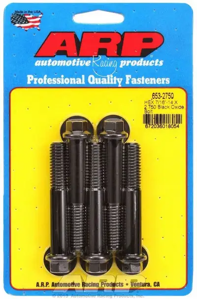 ARP Auto Racing 7/1614 x 2.750 Hex Black Oxide Bolts