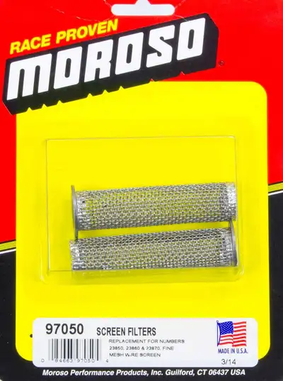 Moroso Filter Finger Screen