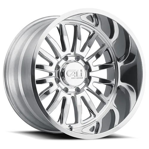 Cast Aluminum Wheels Summit 9110 PO 22x12 Milled Spokes Polished 8 On 180 Bolt Pattern -51 Offset Cali Offroad Wheels product image