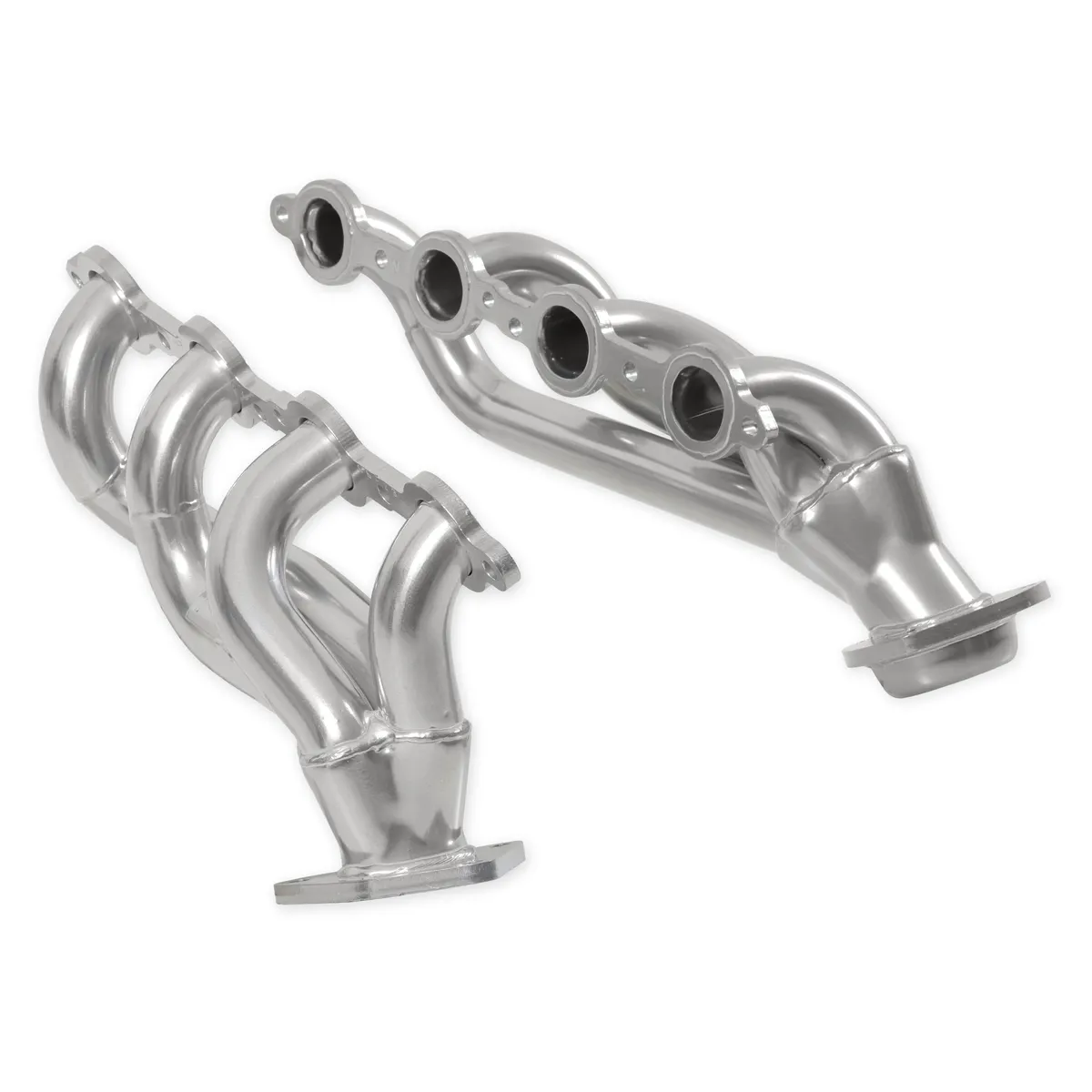 02-09 GM Truck/SUV 4.8L/5.3L/6.0L/6.2L V8 Shorty Headers 1-5/8in Primary 16 Gauge Tubing 3/8in Flange Silver Ceramic Coating CARB Certified 409S Stainless Steel product image