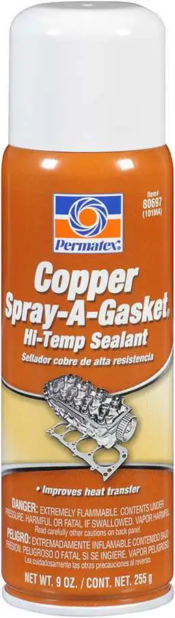 Permatex Copper Sprayagasket High Temp Sealant 12oz Aerosol Can