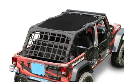 Steinjager Tops and Covers 2007-2009 Fabric Teddy 4 Door Black