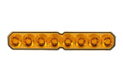 Diode Dynamics Diode Dynamics SS10+ Replacement LED Light Bar Lens, SAE Driving - Yellow