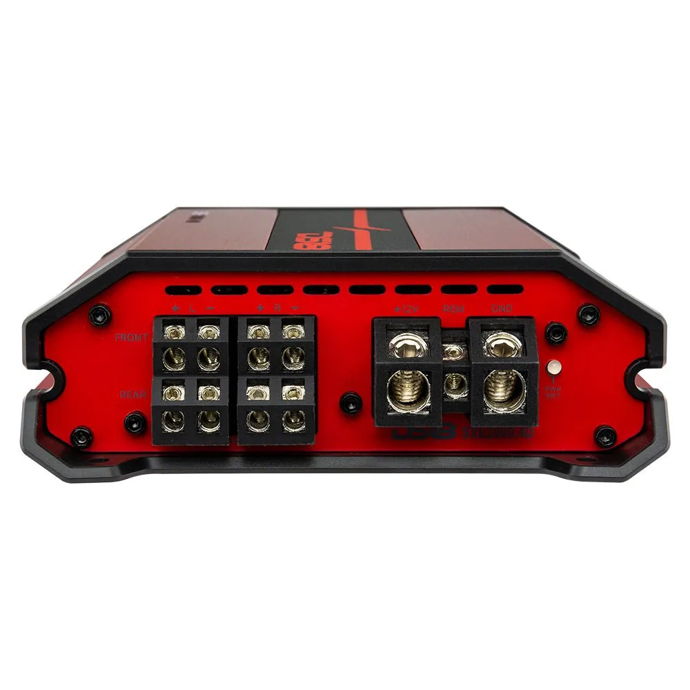 4-Channel | Class D | 2 x 320 @ 4Î© Bridge | 4 x 160 @ 2Î© | 4 x 100 @ 4Î© Watts RMS | Black product image