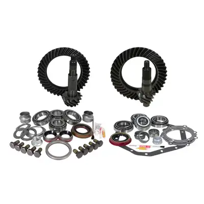 Yukon Gear And Axle Gear & Install Kit Reverse Rotate Dana 60 & 88-Down GM 14T 4.88 Thick D60 Rev/GM 10.5 Inch 14T Gear/Kit Package 4.88 Thick '88 & Down Yukon Gear