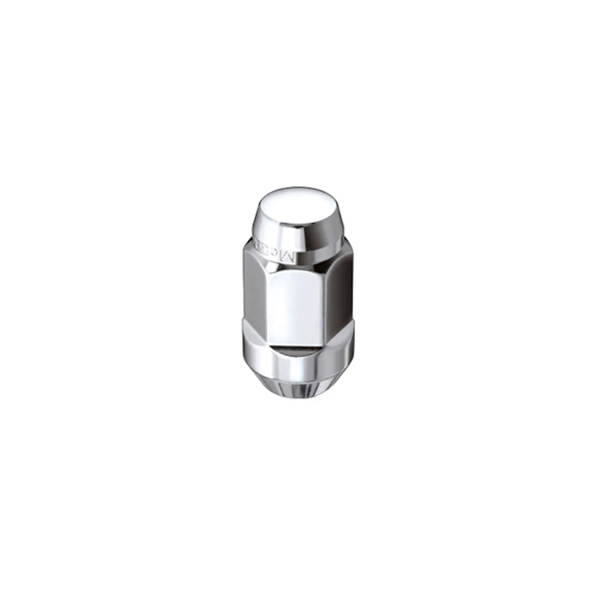 Hex Lug Nut M14x1.5 Cone Seat Bulge 22mm Hex 1.635 in Oal Chrome (4 Pk) product image