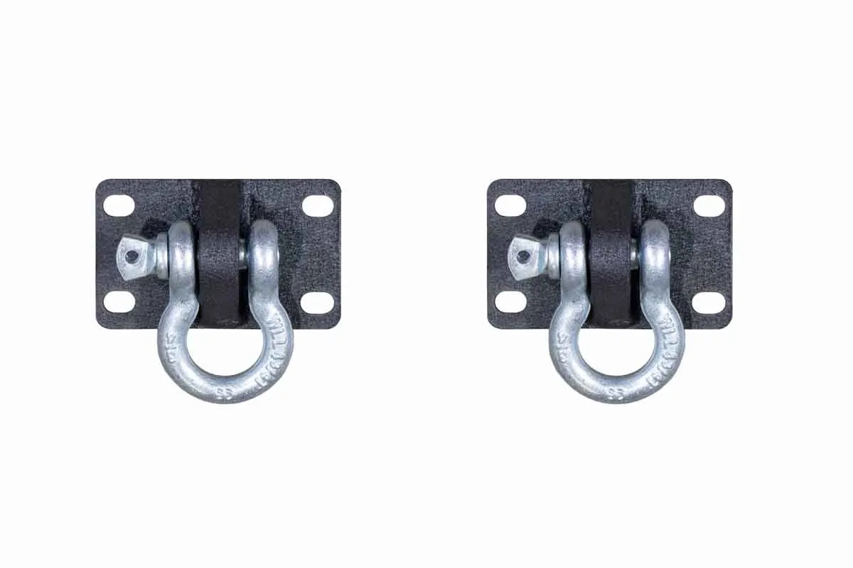 Barracuda D-Ring Mount Pair 07-18 Jeep Wrangler, 18-Present Jeep Wrangler, 18-Present Jeep Gladiator JT Fishbone Offroad product image