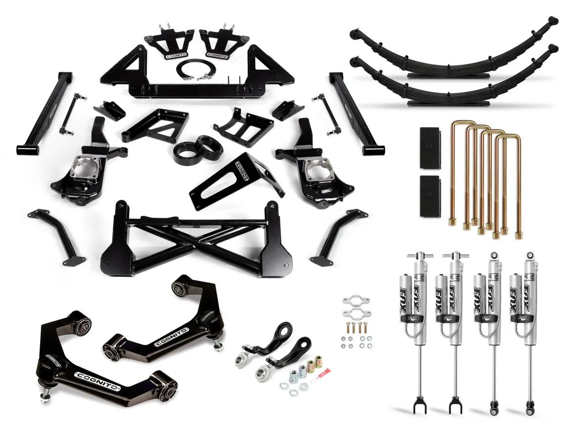 Cognito Motorsports Truck 10-Inch Performance Lift Kit with Fox Psrr 2.0 Shocks For 2020-2024 Silverado/Sierra 2500/3500 2WD/4WD Cognito