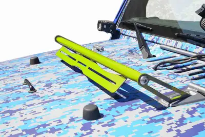 Steinjager Exterior Accessories 2007-2018 Light Mounts Hood Hinge Mount Brackets Gecko Green