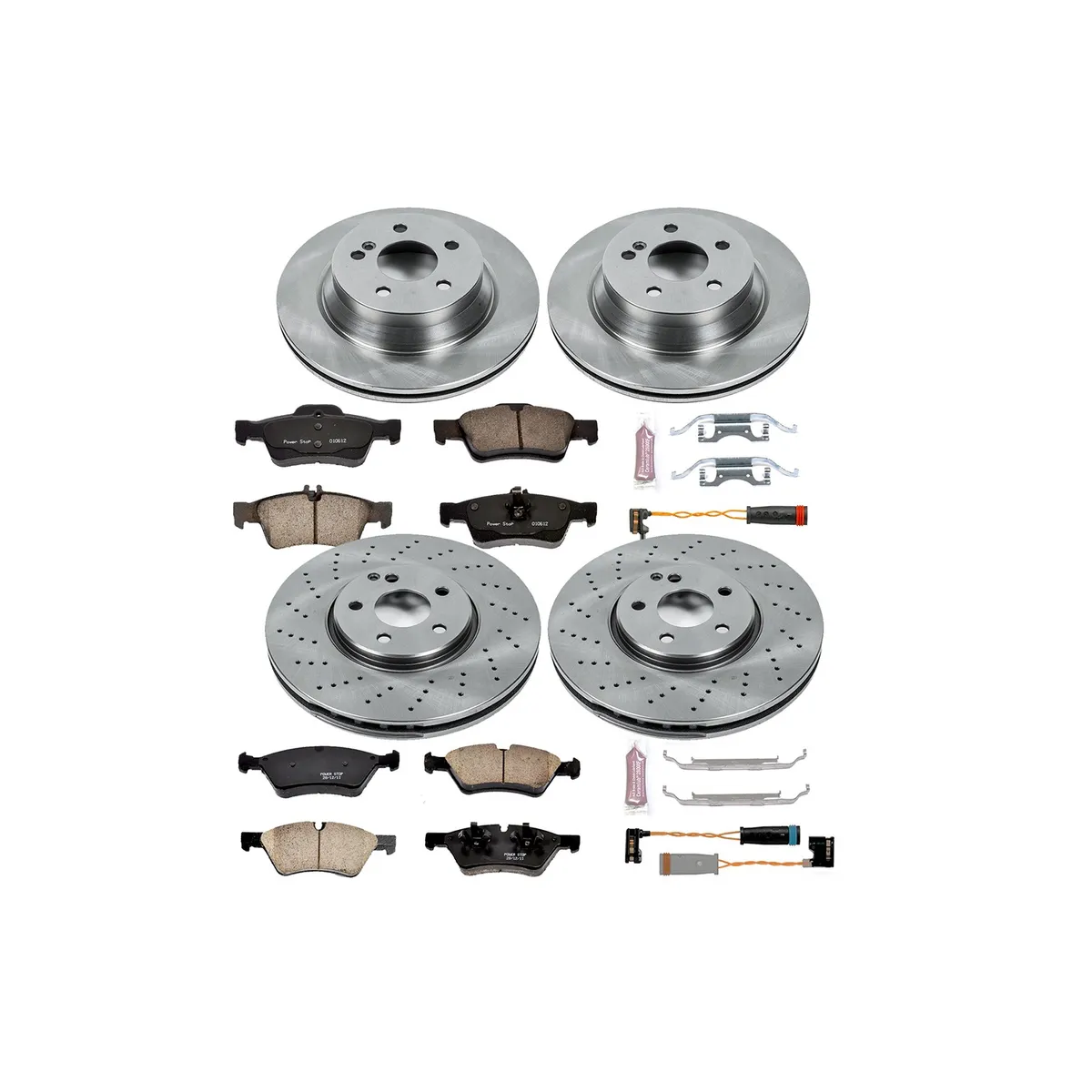 Z17 Direct Replacement Kit: Rotors; Ceramic Pads W/Hardware; Pad Sensors product image