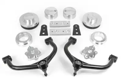 ReadyLift 2009-17 Dodge-Ram 1500 4.0 Front Strut Extension-2.0 Rear Coil Spacer-Tube A-Arm