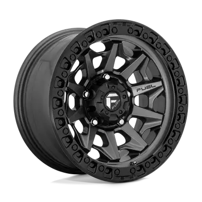 KMC Wheels Fuel Wheels | Covert | Matte Gunmetal Black Bead Ring