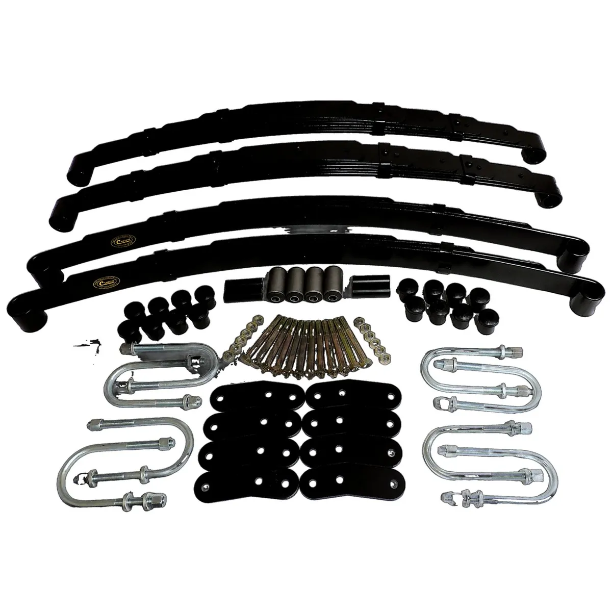 Crown Automotive Jeep Replacement LSK4 Front & Rear Leaf Spring Kit for 1987-1995 YJ Wrangler w/ Dana 35, 1-1.5 Lift product image