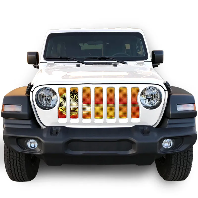 Endless Summer Collection - Palm Tree Grille Inserts product image