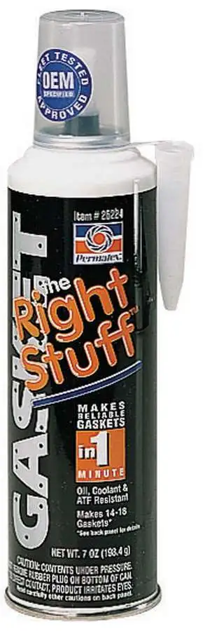 Permatex The Right Stuff One Minute Gasket Maker Black 7oz ca