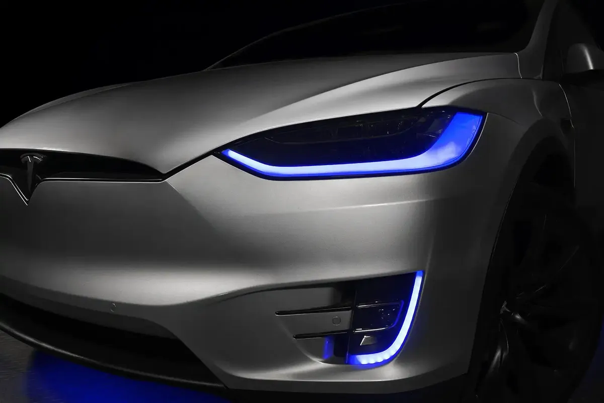 Oracle Lighting 2016-2024 Tesla Model x Dynamic Colorshift Headlight & Fog Light DRL Upgrade Kit - Combo product image