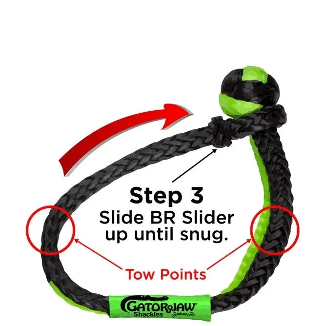 7/16â€³ Patriot Gator-Jaw PRO Synthetic Soft Shackle product image