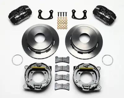 Wilwood Brakes Wilwood FDP-LP 11.00in P-Brake Kit Drill-Red New Big Ford 2.50in Offset
