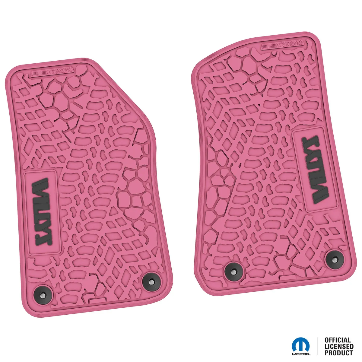 18-24 Jeep JL 2 Dr/Gladiator Front -Tire Tread/Scorched Earth Scene w/ Willys Insert - Black w/ Red Insert product image