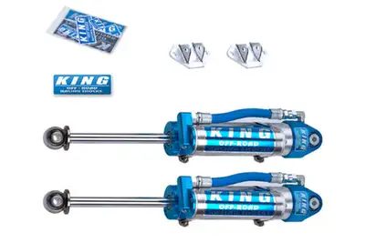 King Shocks Jk 07+ Rear 2.5 Dia. Piggy Hose Reservoir For 35in Lifts