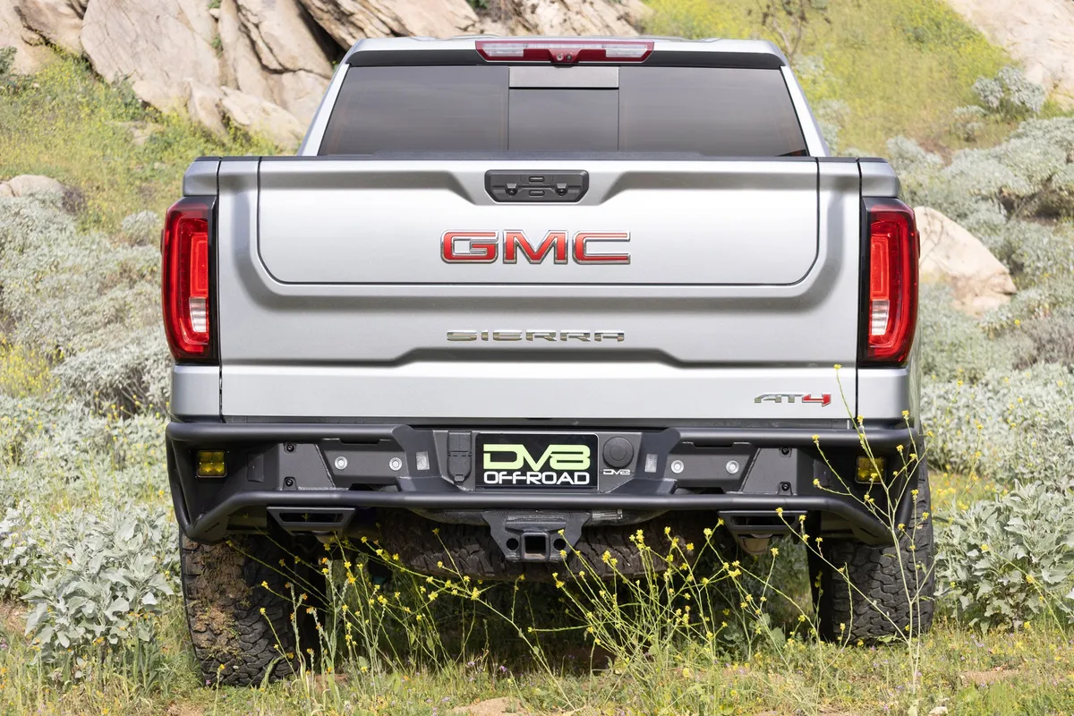 DV8 Offroad 2019-2025 Chevy Silverado GMC Sierra 1500 Tube Rear Bumper RBCS1-04 product image