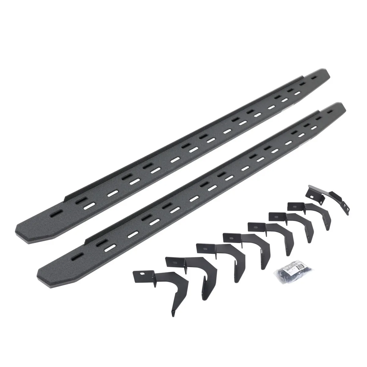 Go Rhino Go Rhino 69623580ST - RB30 Slim Line Running Boards with Mounting Bracket Kit - Protective Bedliner Coating