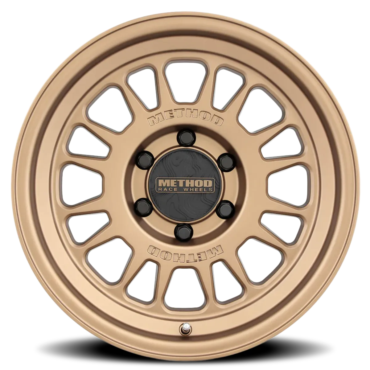 Aluminum Wheels 17x8.5 MR318 Bolt Pattern 6 On 139.7 Offset 0 Lip Size 1.97 Method Bronze BZ Method product image