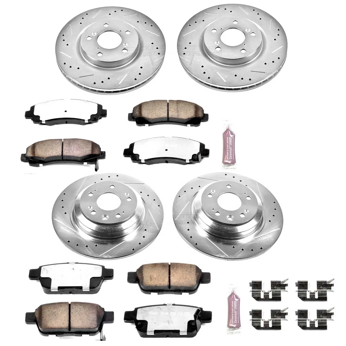 Z36 Truck/Tow Upgrade Kit: Drilled/Slotted Rotors; Carbon-Fiber Ceramic Pads W/Hardware product image