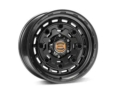 Warn Six Lug Epic Jackhammer Wheel;17x8.5; 6x5.5 Bolt Pattern; Et0 Black