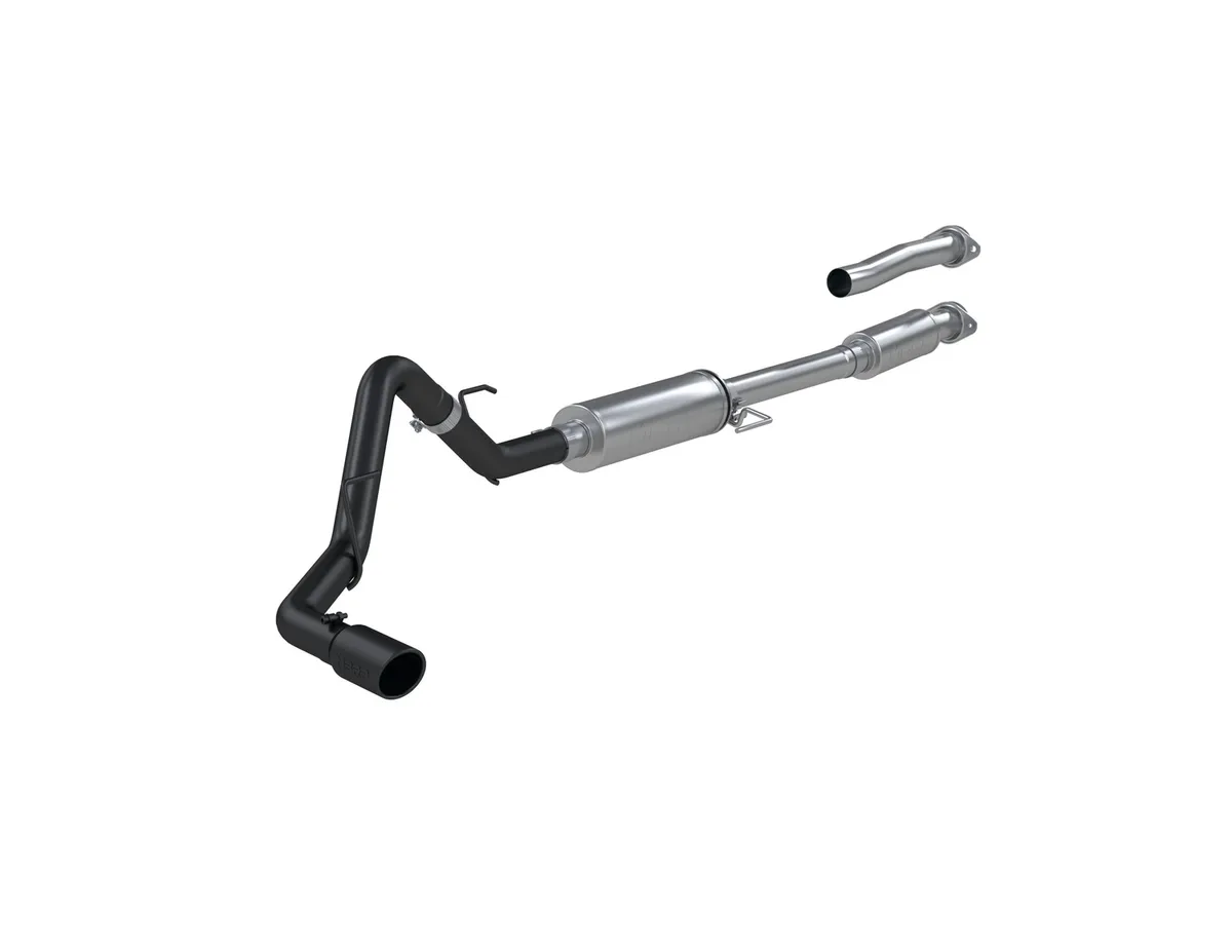 2021-2021 Ford F-150 2.7L 3.5L Ecoboost 5.0L Black Coated Aluminized Steel 3 Cat-Back Single Side product image