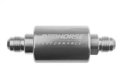 Redhorse Performance 06 Inlet 06 Outlet an High Flow Fuel Filter Clear