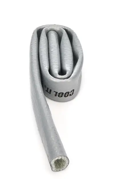 Thermo-Tec Products Heat Sleeve 1 Inch x 3 Foot Braided Fiberglass 500-2200 Degree F Silver Thermo Tec