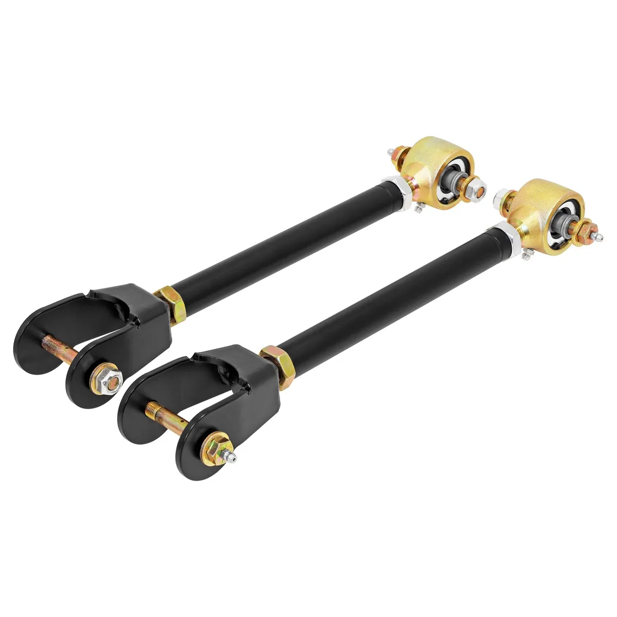 Johnny Joint Adjustable Control Arms 97-06 Wrangler TJ and LJ Unlimited/XJ/MJ Front Upper, Double Adjustable Greasable Pair RockJock 4x4 product image