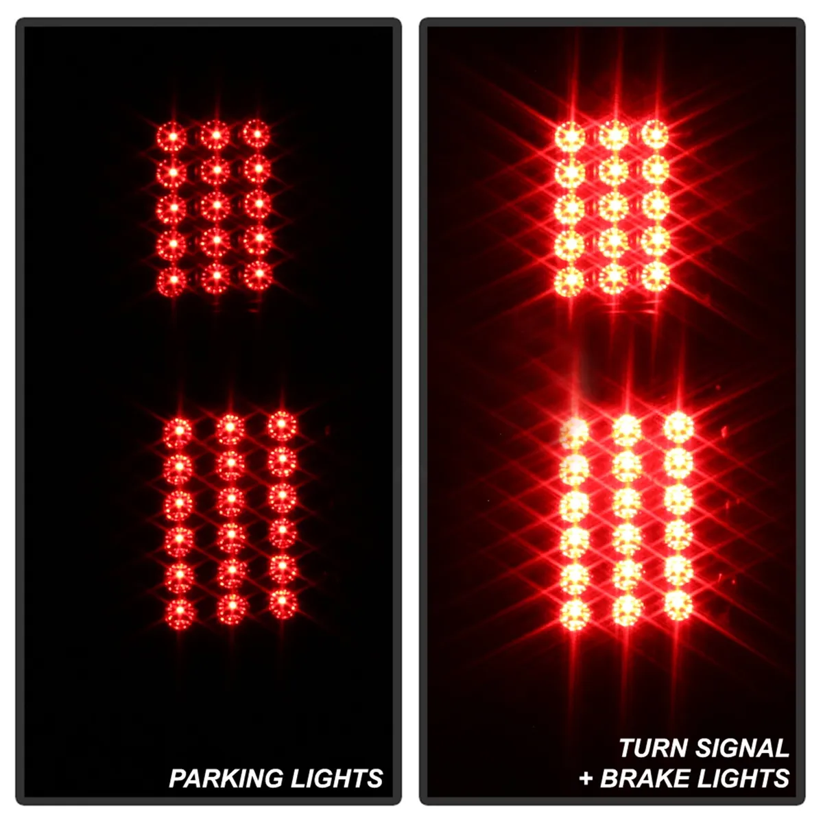 0206 Avalanche LED Tail Lightsblack Smoked product image