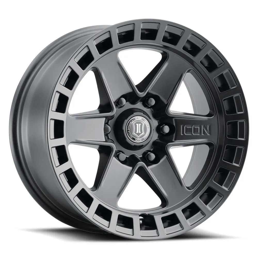 Icon Alloys Raider Sat Blk17 X 8.5/6 X 5.5/0 Mm/4.75in Bs product image