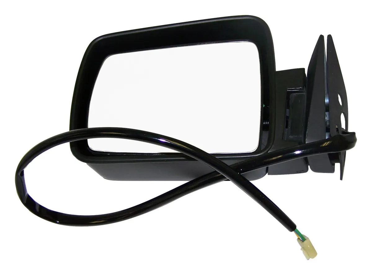 Crown Automotive Jeep Replacement 55075433 Left Power, Folding Black Mirror for 1984-1996 Jeep XJ Cherokee, MJ Comanche product image