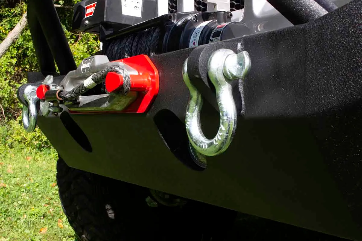 Fishbone Offroad Mid-Width Front Winch Bumper for 2018 & Up Jeep Wrangler/Gladiator FB22088 product image
