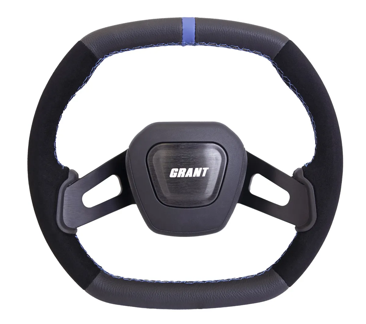C8 Performance Steering Wheel; Blue Center Stripe; product image