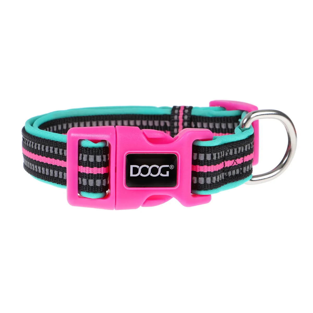 Collar Pink/Blk Star-Lg product image