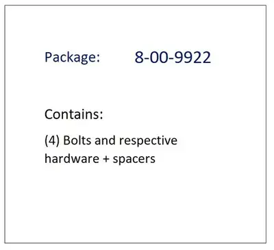 EXPOSED RACK JL JT no Top Spcrs