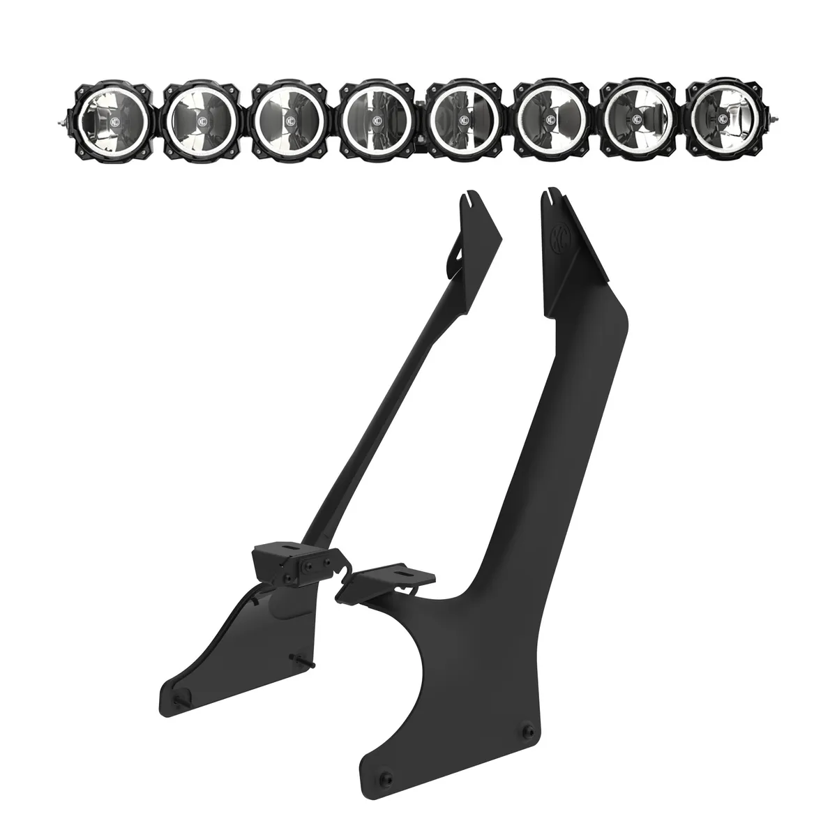 KC HiLiTES 91339 Pro6 Gravity LED 50 8-Lt Cmbo Sys - 21-24 Jeep Wrangler JL Rubicon 392 product image