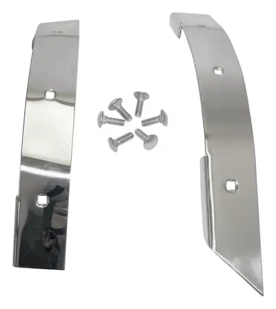 Crown Automotive Jeep Replacement RT Off-Road - Stainless Stainless Corner Guard Set