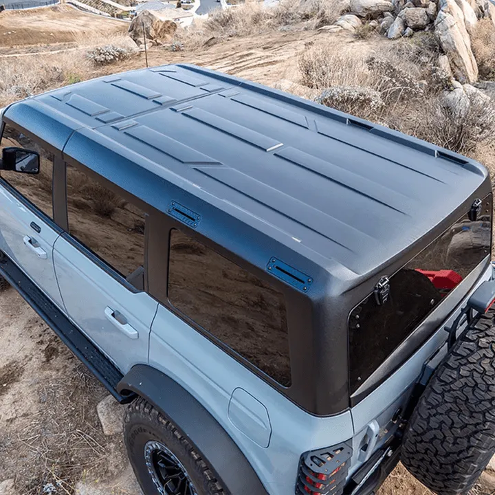 Turn Offroad 2021 Ford Bronco Hard Top (4 Door) Black/Badge Delete - HTBR-M4BD product image