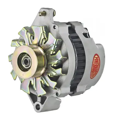 Power Master XS Volt™ Hi Amp Alternator; CS130; Straight Mounting; 140 Amp; 95 Idle; 6 Groove Pulley; Unthreaded Adjustable Ear; Natural;