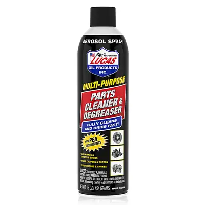 Lucas Oil Products Multi Purpose Parts Cleaner & Degreaser Aerosol 16 oz Case of 12