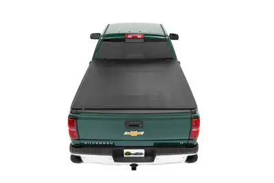 Bestop Soft Tri-Fold Tonneau Cover EZ-Fold For 2015-2024 Colorado/Canyon 5.0 Foot Black Tailgate Spoiler Not Included Bestop