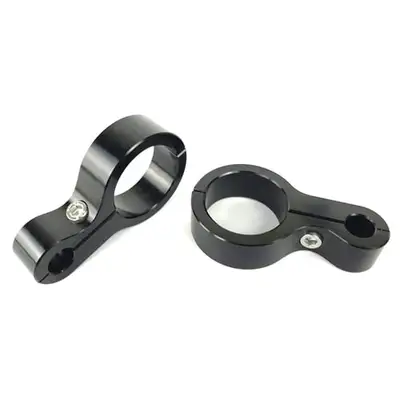 Fleece Performance Fleece 1.5" Aluminum Roll Bar Clamp with 1/2" Routing Hole