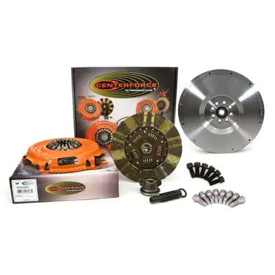 Centerforce Centerforce Dual Friction ?, High Performance Clutch and Flywheel Kit, 83.60 lbs, 146 Tooth Gear, 0 in/oz Internally Balanced, 8 Bolt Crank, 563 ft/lbs Capacity, 10.4in Dia., 10-Spline, Fits Jeep Wrangler 3.8L