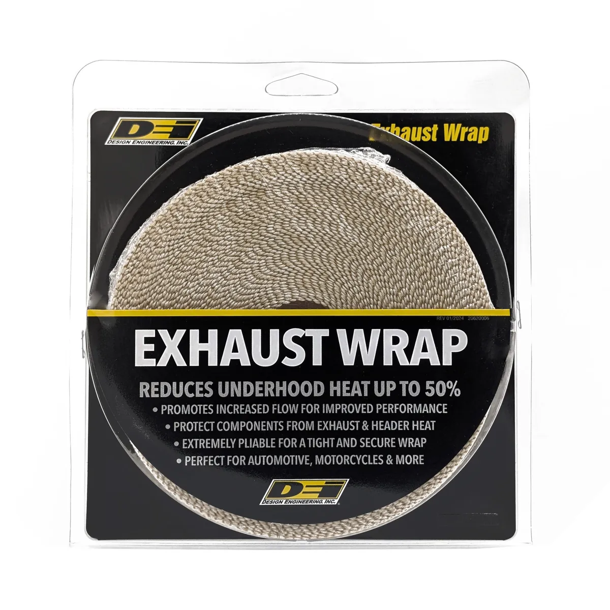 DEI 10102 Tan Glass Fiber Exhaust Wrap 2 x 50' 010102 product image