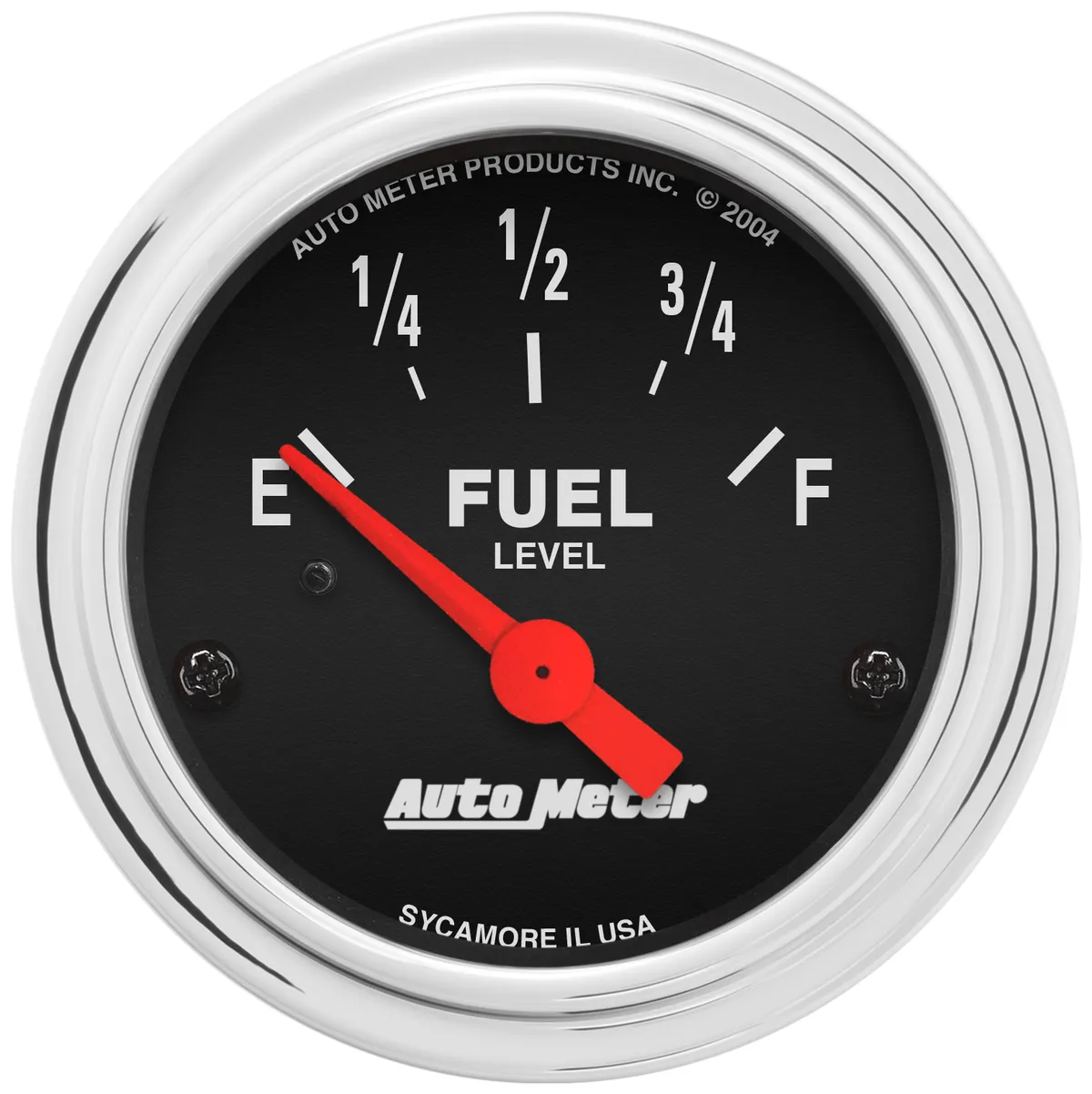 Gauge, Fuel Level, 2 1/16", 0OE to 30OF, Elec, Traditional Chrome product image